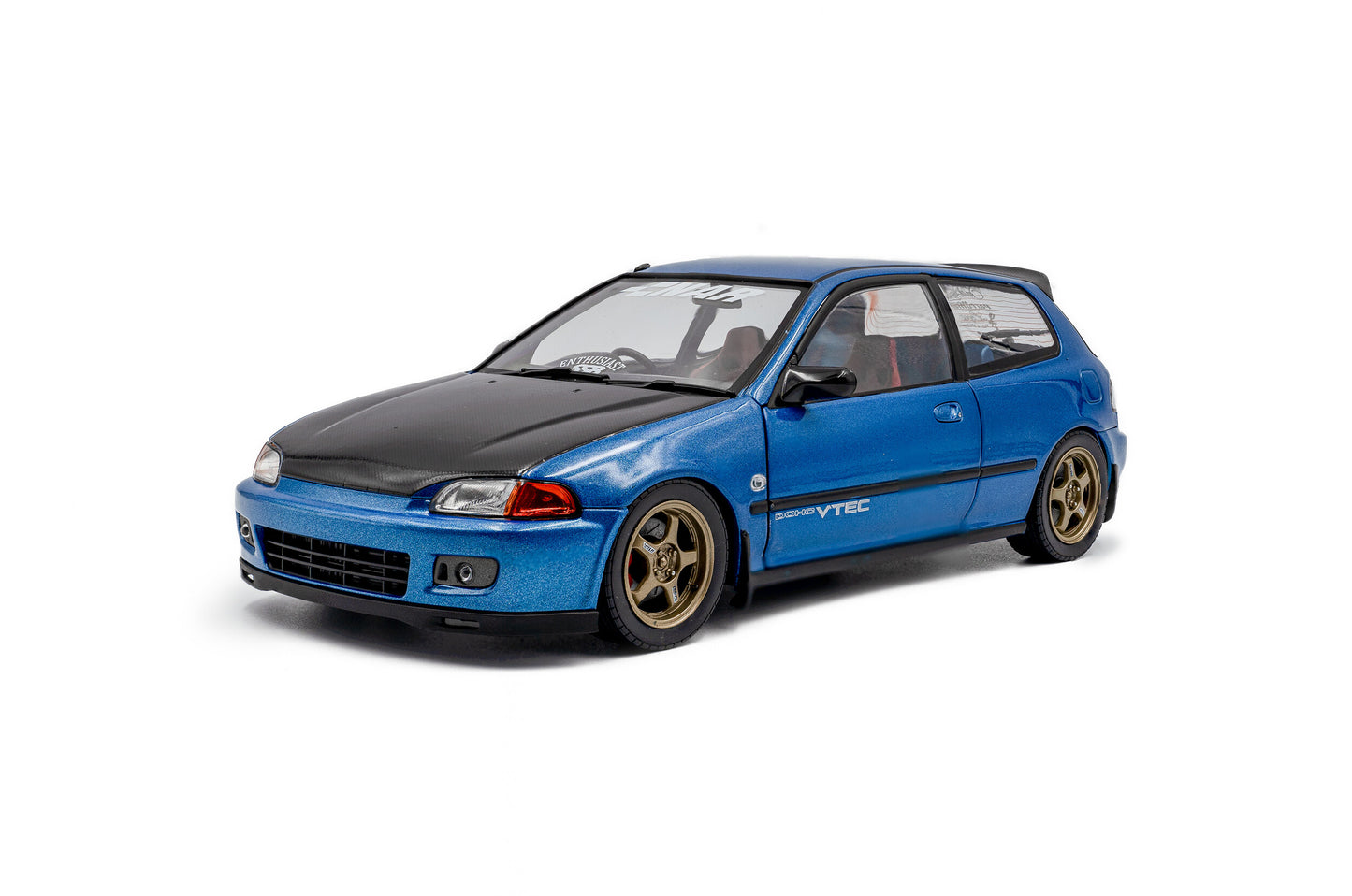 1/18 Honda Civic (EG6) 1991 Cobalt Blue Pearl 1991 Solido Works