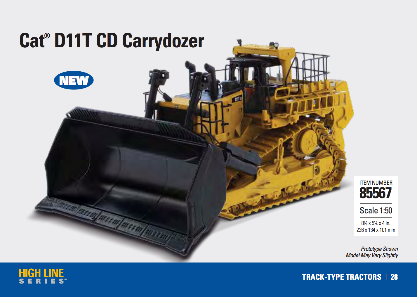 1/50 Cat D11T Carry Dozer
