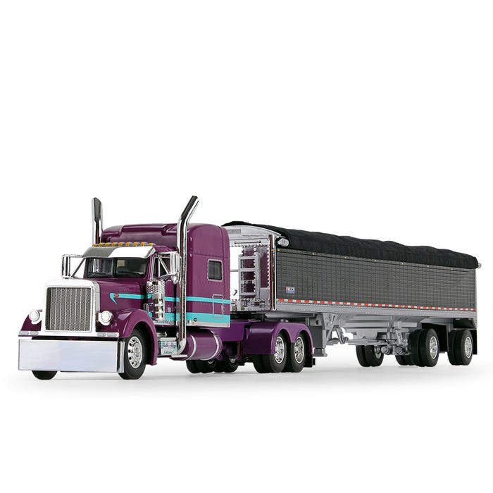 1/64 Justine Allison Peterbilt® Model 379 with 70" Mid-Roof Sleeper and 50' Wilson