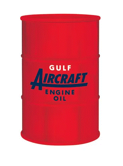 Gulf Oil Aviation 55-Gallon Oil Drum Money box