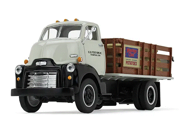 1/34 1952 GMC COE Stake Truck with Sack load K. & B. Potato farms inc