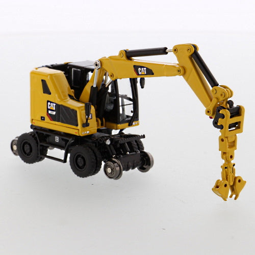 1/87 M323F Railroad Wheeled Excavator Safety Yellow Colour (high line)